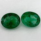6.77 Carat Oval Natural Green Emerald