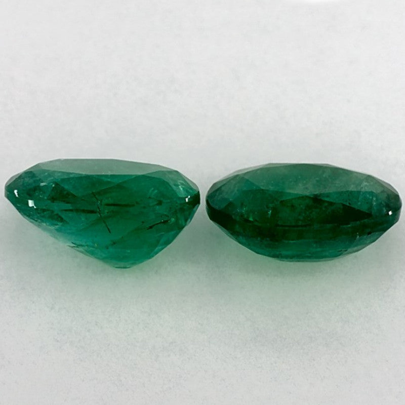 6.77 Carat Oval Natural Green Emerald