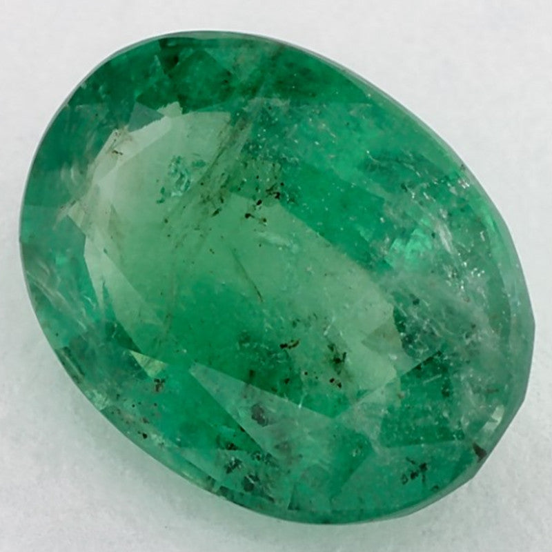 2.61 Carat Oval Natural Green Emerald