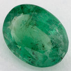 2.61 Carat Oval Natural Green Emerald