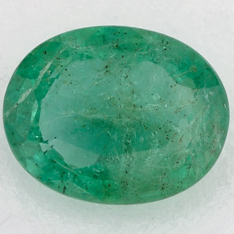 2.74 Carat Oval Natural Green Emerald