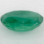 3.97 Carat Oval Natural Green Emerald