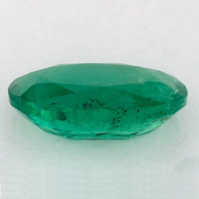 1.26 Carat Oval Natural Green Emerald