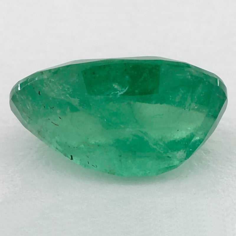 1.76 Carat Oval Natural Green Emerald