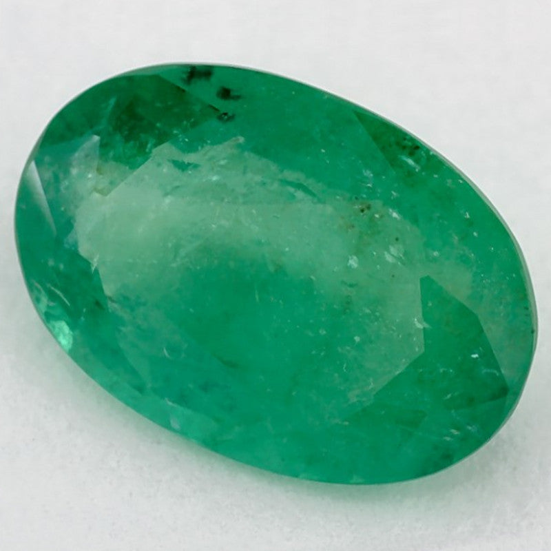 2.47 Carat Oval Natural Green Emerald