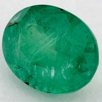 3.37 Carat Oval Natural Green Emerald