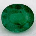 1.73 Carat Oval Natural Green Emerald