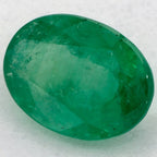 1.24 Carat Oval Natural Green Emerald