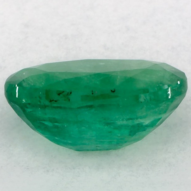 1.24 Carat Oval Natural Green Emerald