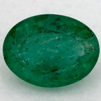 1.26 Carat Oval Natural Green Emerald