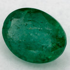 1.26 Carat Oval Natural Green Emerald
