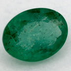 1.26 Carat Oval Natural Green Emerald