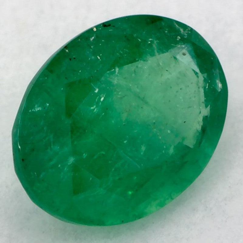 1.27 Carat Oval Natural Green Emerald