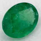1.27 Carat Oval Natural Green Emerald