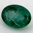 1.27 Carat Oval Natural Green Emerald