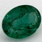 1.27 Carat Oval Natural Green Emerald