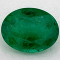 1.63 Carat Oval Natural Green Emerald