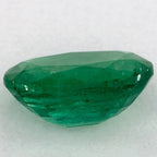 1.63 Carat Oval Natural Green Emerald