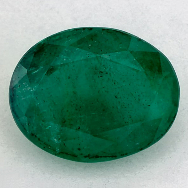 2.25 Carat Oval Natural Green Emerald