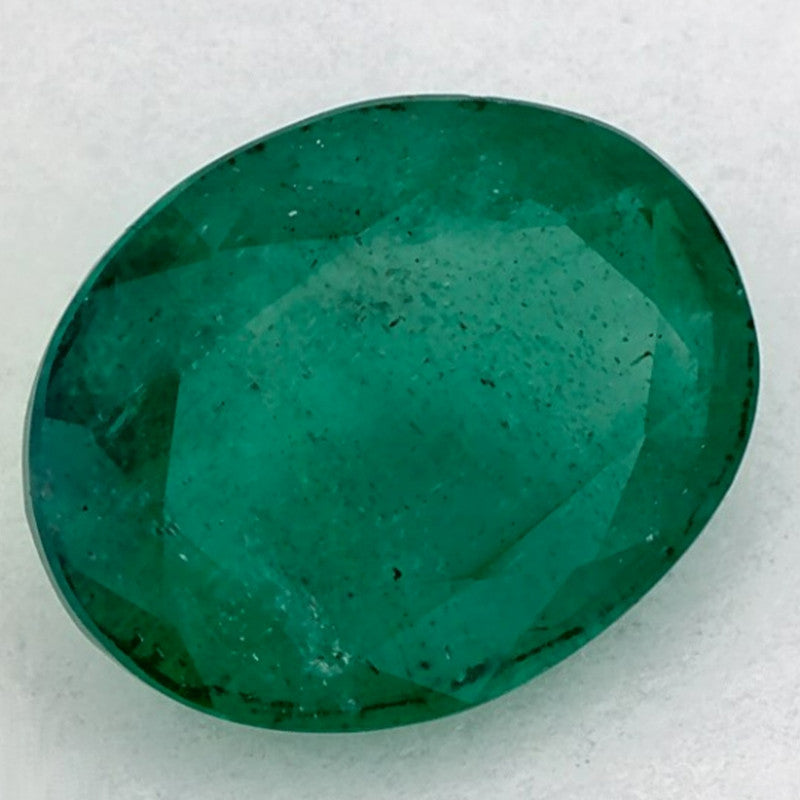 2.25 Carat Oval Natural Green Emerald