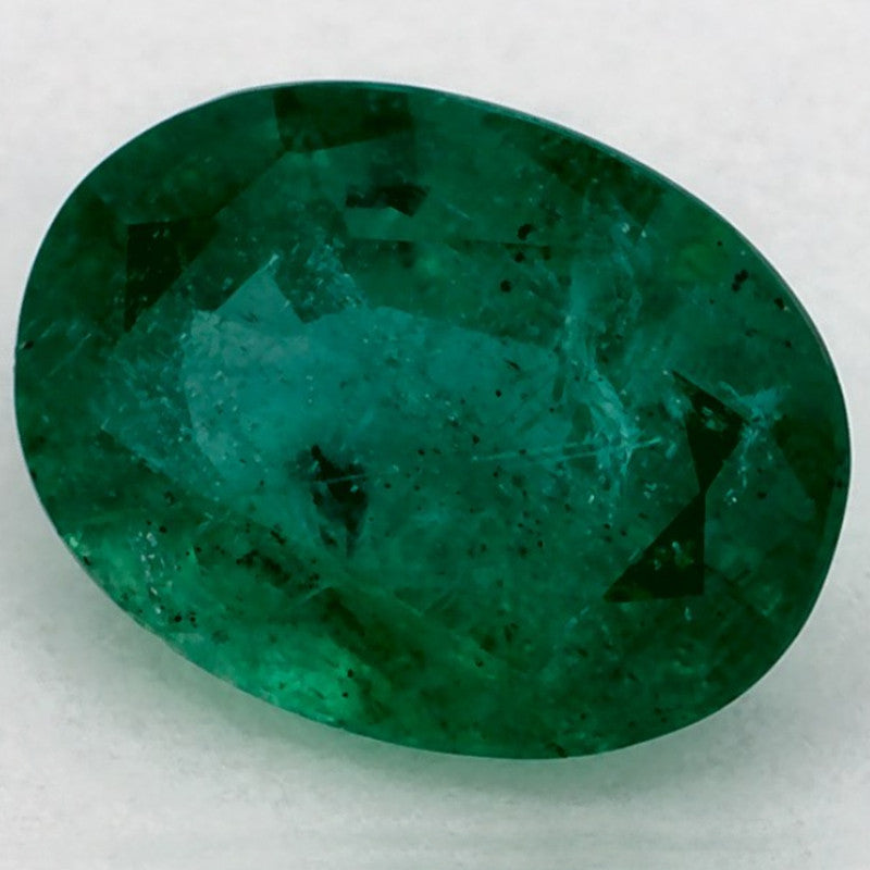 1.13 Carat Oval Natural Green Emerald