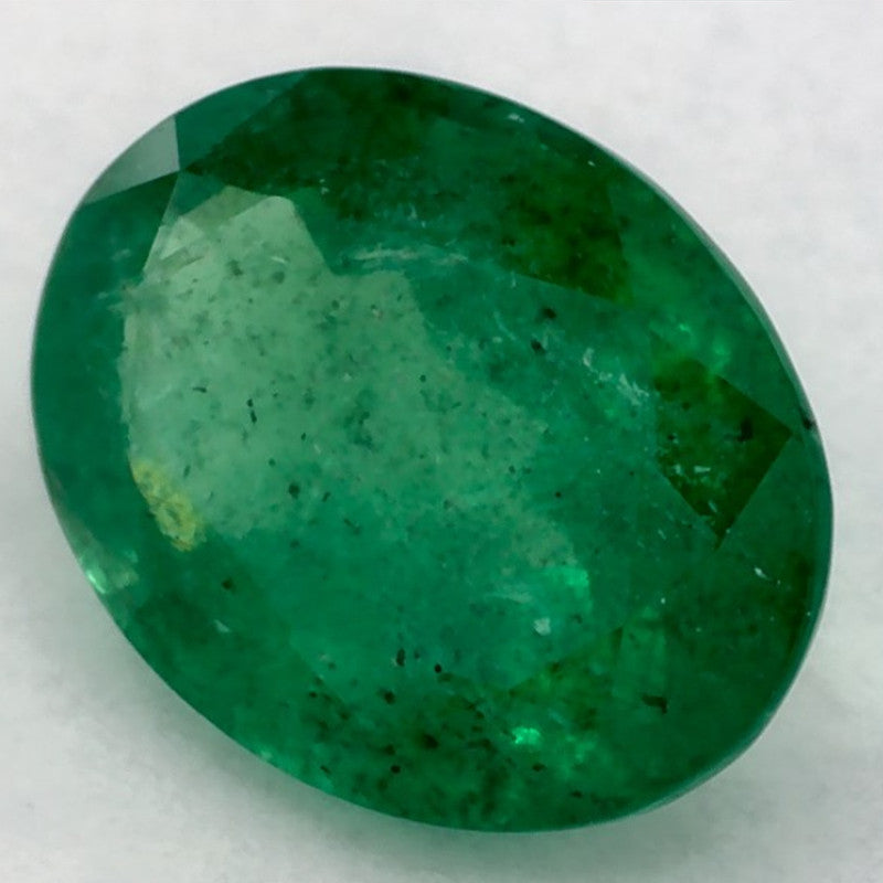 1.15 Carat Oval Natural Green Emerald