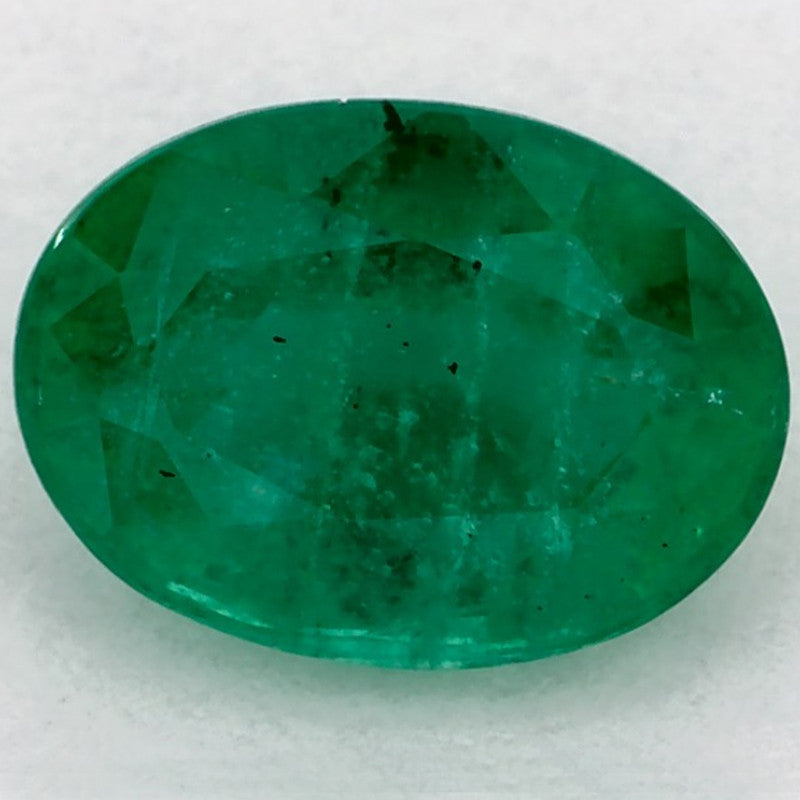1.16 Carat Oval Natural Green Emerald
