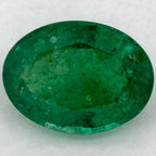 1.18 Carat Oval Natural Green Emerald