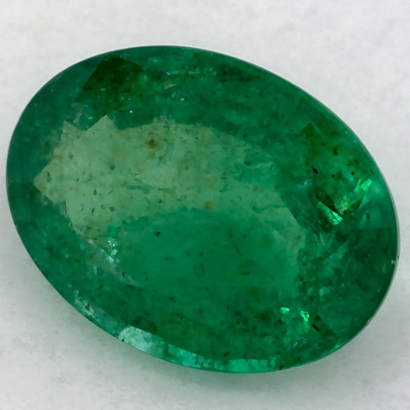 1.18 Carat Oval Natural Green Emerald