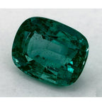 3.12 Carat Cushion Natural Green Emerald