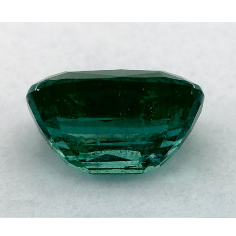 3.12 Carat Cushion Natural Green Emerald