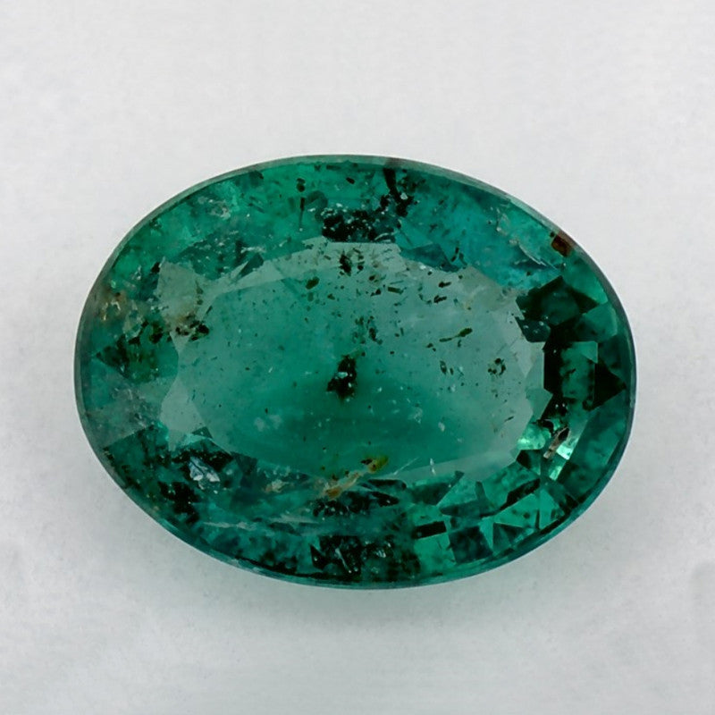 2.51 Carat Oval Natural Green Emerald