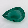 2.88 Carat Pear Natural Green Emerald