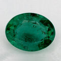 2.87 Carat Oval Natural Green Emerald