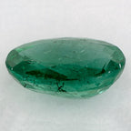 2.87 Carat Oval Natural Green Emerald