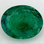 2.35 Carat Oval Natural Green Emerald
