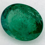 2.35 Carat Oval Natural Green Emerald