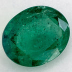 2.35 Carat Oval Natural Green Emerald