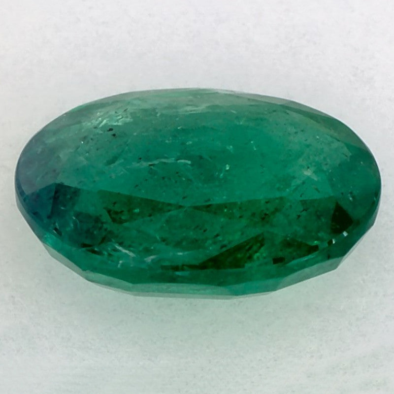 2.35 Carat Oval Natural Green Emerald