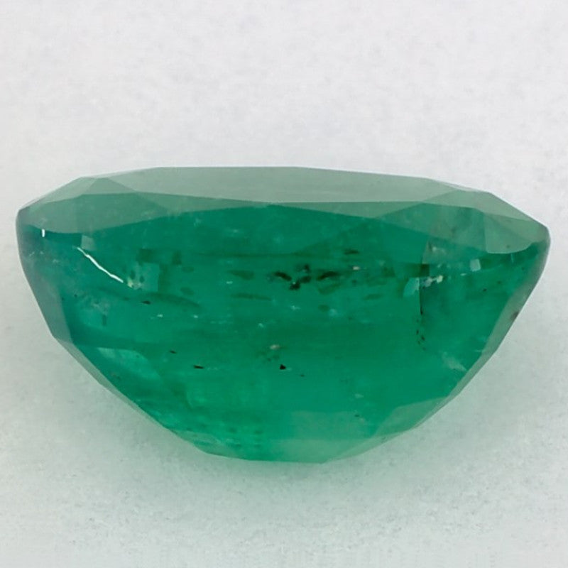 2.75 Carat Oval Natural Green Emerald