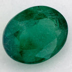 3.12 Carat Oval Natural Green Emerald