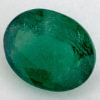 3.12 Carat Oval Natural Green Emerald