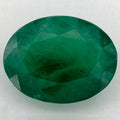 3.04 Carat Oval Natural Green Emerald