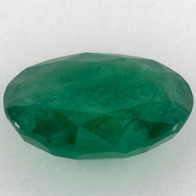 3.04 Carat Oval Natural Green Emerald