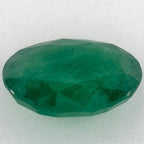 3.04 Carat Oval Natural Green Emerald