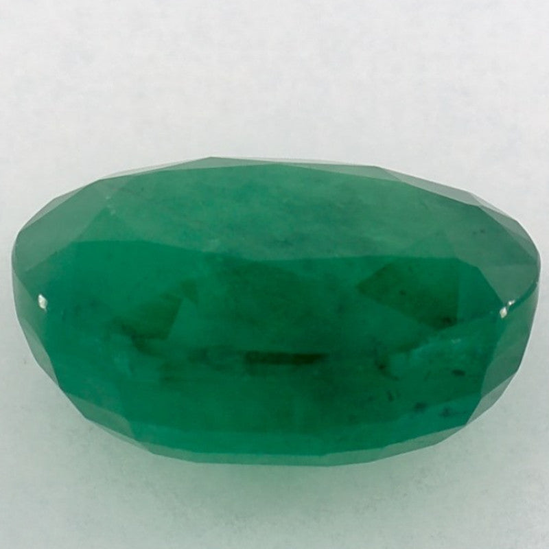 3.41 Carat Oval Natural Green Emerald