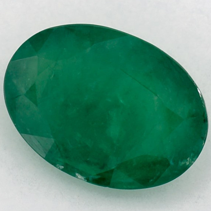 2.94 Carat Oval Natural Green Emerald