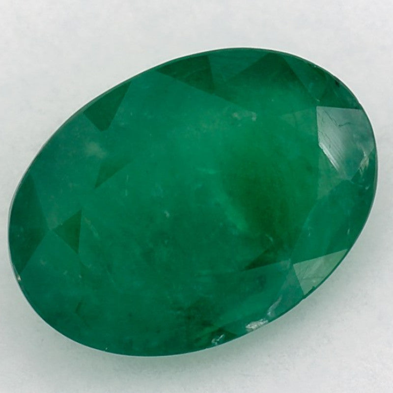 2.94 Carat Oval Natural Green Emerald