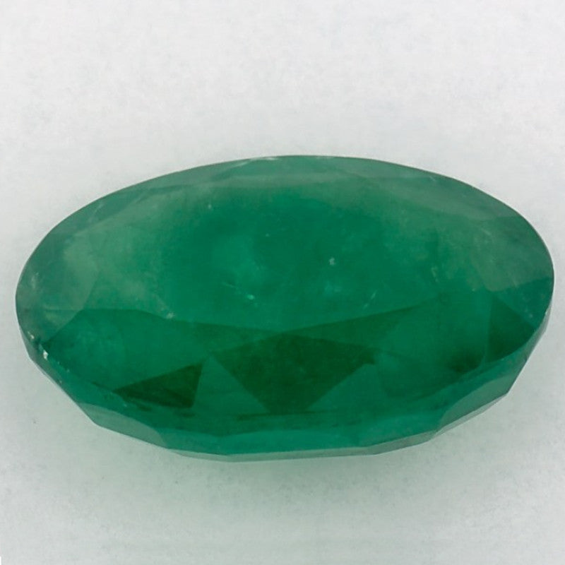 2.94 Carat Oval Natural Green Emerald