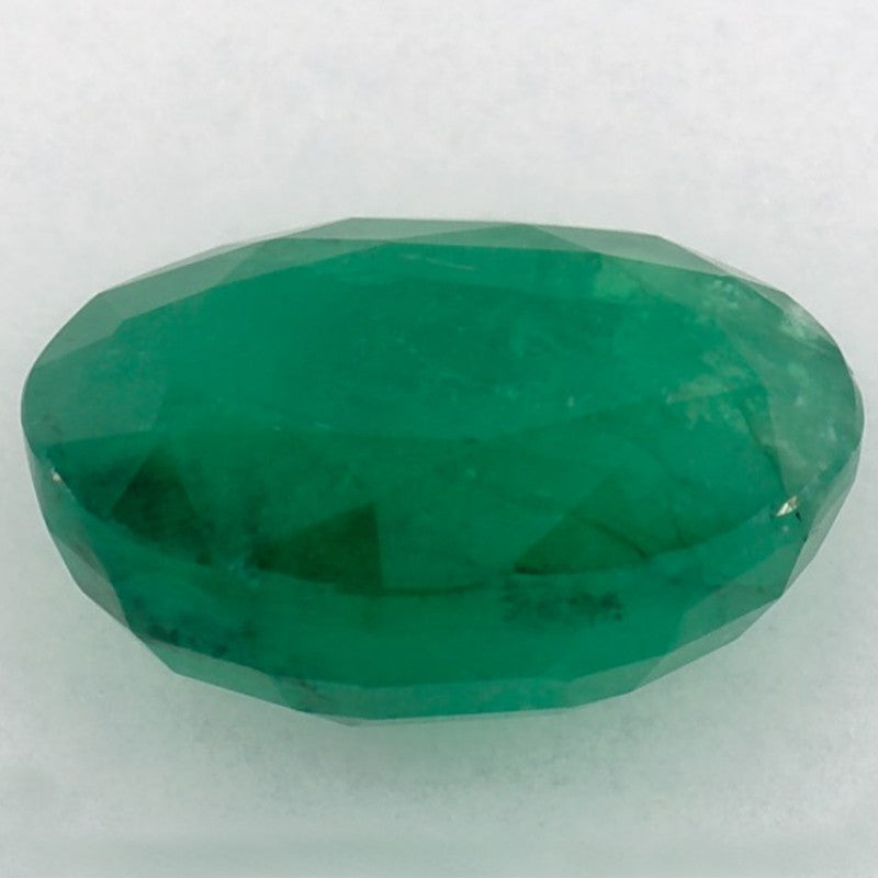 2.99 Carat Oval Natural Green Emerald
